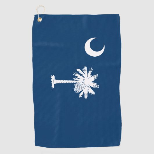 South Carolina Flag Golfhandtuch (Vorderseite)