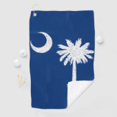 South Carolina Flag Golfhandtuch (Insitu)