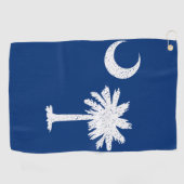 South Carolina Flag Golfhandtuch (Horizontal)