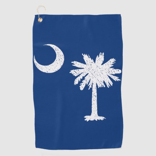 South Carolina Flag Golfhandtuch (Vorderseite)