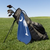 South Carolina Flag Golfhandtuch (Gras)