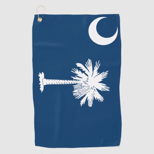South Carolina Flag Golfhandtuch (Vorderseite)