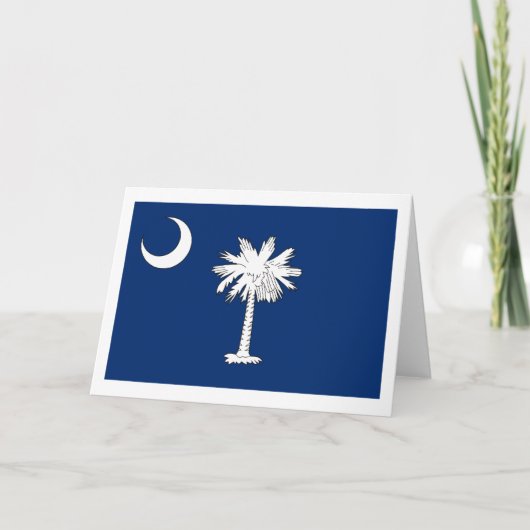 South Carolina Flag Grußkarte Karte (Vorderseite)