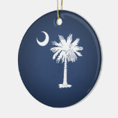 South Carolina Flag Keramik Ornament (Links)