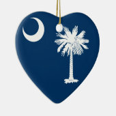 South Carolina Flag Keramikornament (Rechts)