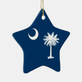South Carolina Flag Keramikornament (Rechts)