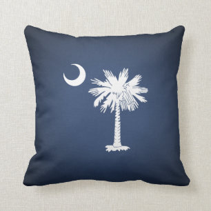 South Carolina Flag Kissen