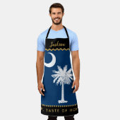 South Carolina Flag Koch Schürze, Carolina Schürze (Getragen)