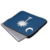 South Carolina Flag Laptopschutzhülle (Vorne Knopf)