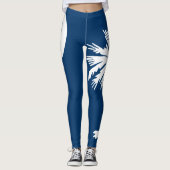 South Carolina Flag Leggings (Vorderseite)