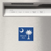 South Carolina Flag Magnet (In Situ (Geschirrspüler))