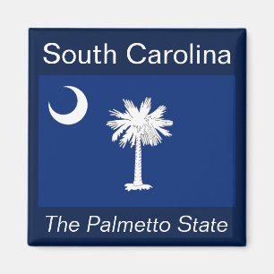 South Carolina Flag Magnet