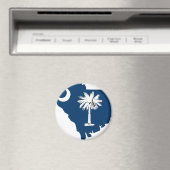 South Carolina Flag Map Magnet (In Situ (Geschirrspüler))