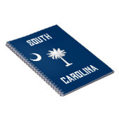 South Carolina Flag Notebook Notizblock (Rechte Seite)