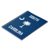 South Carolina Flag Notebook Notizblock (Linke Seite)