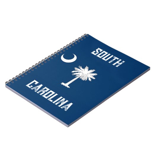 South Carolina Flag Notebook Notizblock (Linke Seite)