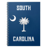 South Carolina Flag Notebook Notizblock (Vorderseite)