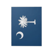 South Carolina Flag Notizblock (Rotiert)