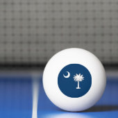 South Carolina Flag Ping Pong Ball Tischtennisball (Netto)