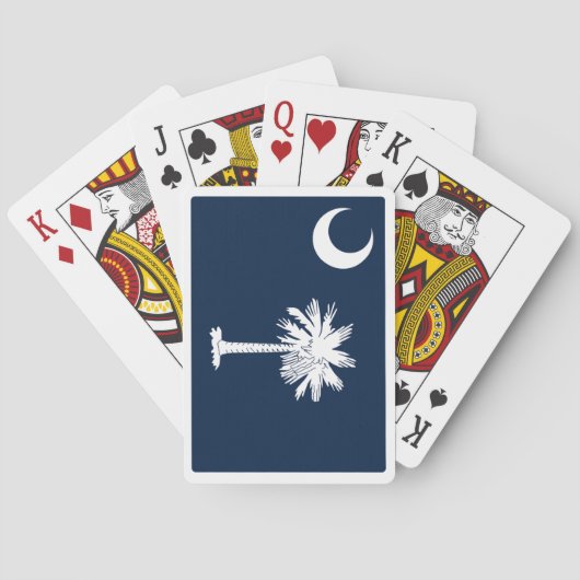 South Carolina Flag Playing Cards Spielkarten (Rückseite)