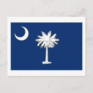 South Carolina Flag Postkarte