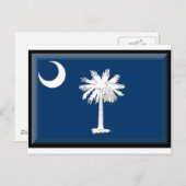 South Carolina Flag Postkarte (Vorne/Hinten)