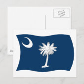 South Carolina Flag Postkarte (Vorne/Hinten)