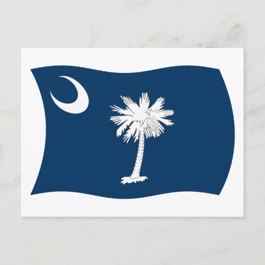 South Carolina Flag Postkarte (Vorderseite)