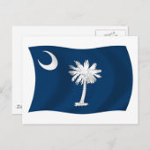 South Carolina Flag Postkarte (Vorne/Hinten)