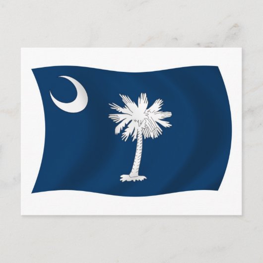South Carolina Flag Postkarte (Vorderseite)