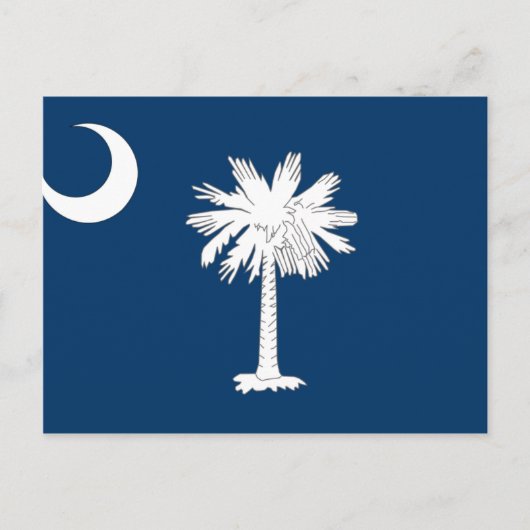 South Carolina Flag Postkarte (Vorderseite)