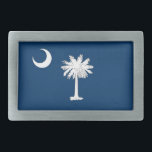 South Carolina Flag Rechteckige Gürtelschnalle<br><div class="desc">South Carolina Flag</div>
