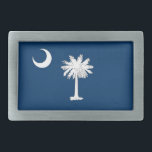 South Carolina Flag Rechteckige Gürtelschnalle<br><div class="desc">South Carolina Flag</div>