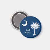 South Carolina Flag & S Carolina Staat USA/sports Magnet (Vorderseite/Rückseite)