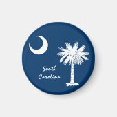 South Carolina Flag & S Carolina Staat USA/sports Magnet (Vorne)