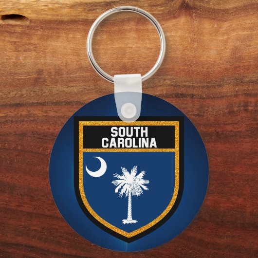 South Carolina Flag Schlüsselanhänger (Vorderseite)