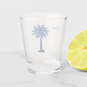 South Carolina Flag Schnapsglas (Rückseite)