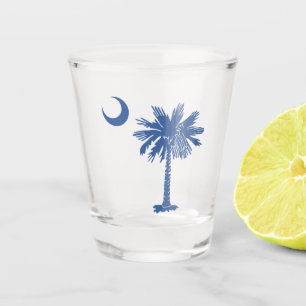 South Carolina Flag Schnapsglas