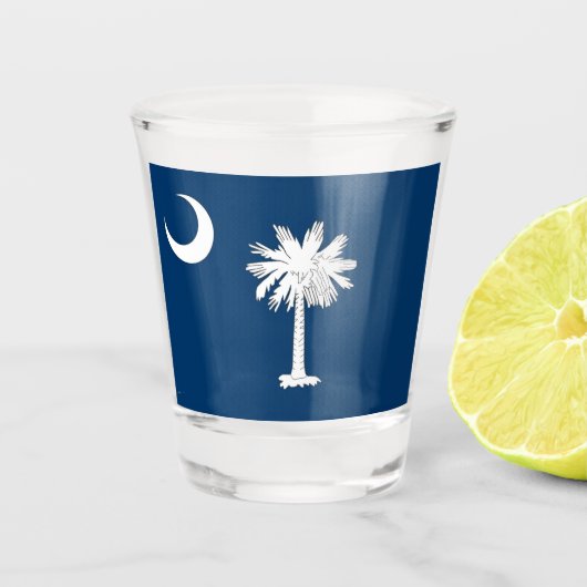 South Carolina Flag Schnapsglas (Vorderseite)