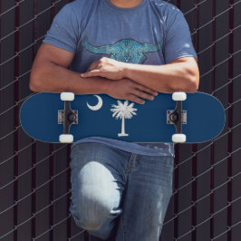 South Carolina Flag Skateboard