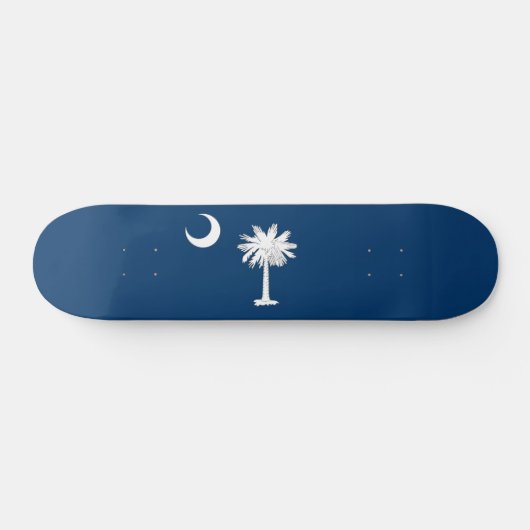 South Carolina Flag Skateboard (Horizontal)