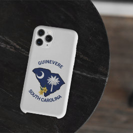 South Carolina Flag Staat Blume Gelbe Jessamin Case-Mate iPhone Hülle