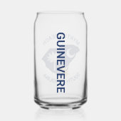 South Carolina Flag Staat Blume Gelbe Jessamin Dosenglas (Rückseite)