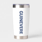 South Carolina Flag Staat Blume Gelbe Jessamin Thermobecher (Rückseite)