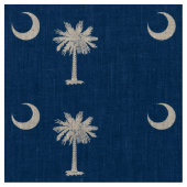 South Carolina Flag Stoff (Nahaufnahme)