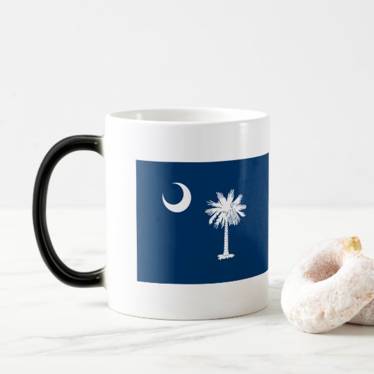 South Carolina Flag Verwandlungstasse (Mit Donut)