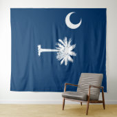 South Carolina Flag Wandteppich (Beispiel (Horizontal))