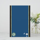 South Carolina-Flagge Briefpapier (Stehend Vorderseite)