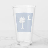 South Carolina-Flagge Glas (Rückseite)
