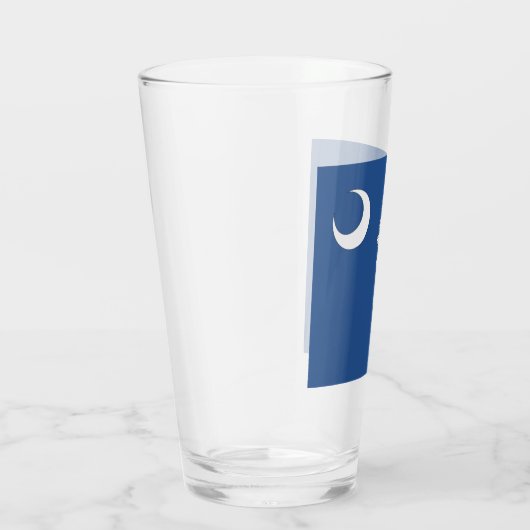 South Carolina-Flagge Glas (Rechts)